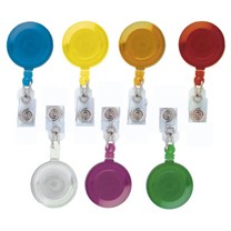Brady People Id 2120-3605 Holders & Clips Round Translucent Badge Reel 21203605 